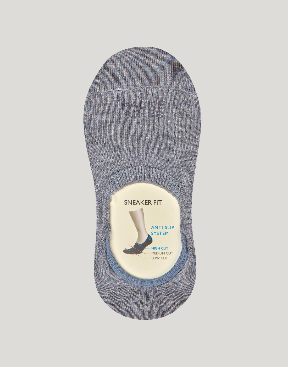 falke step sokk lysegrå