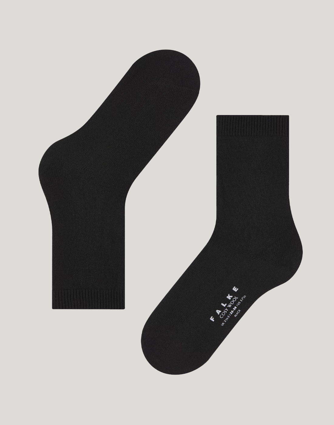 47050-3000-2 falke cosy wool ullsokk black