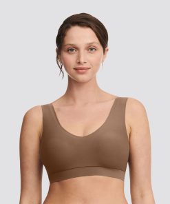 Chantelle soft stretch padded top cocoa