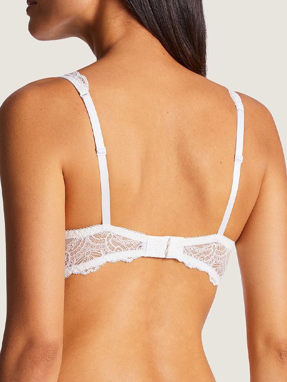 aubade plunge bh blonder opale hvit