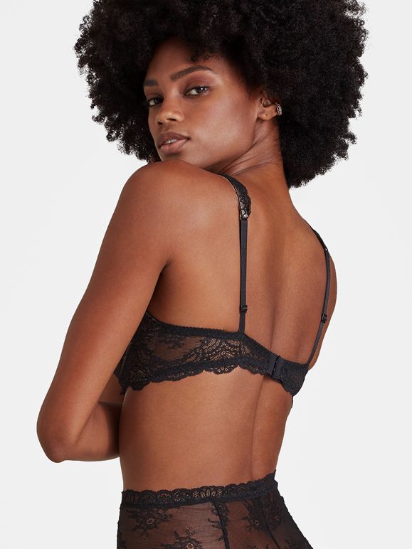 bh uvattert aubade blonder plunge noir svart