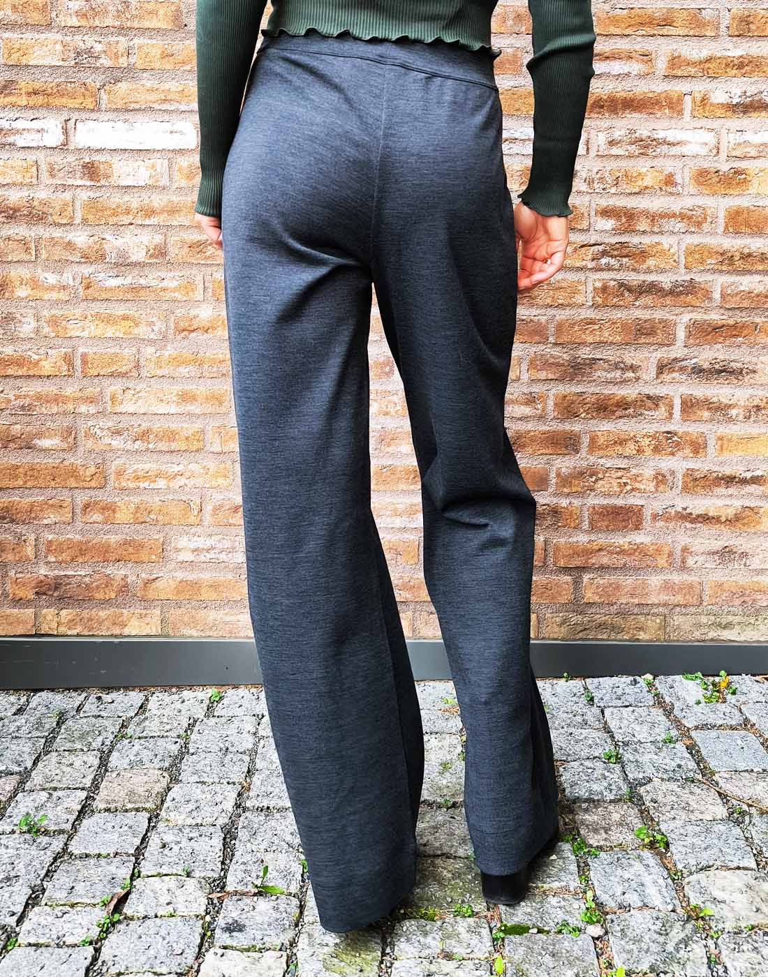 bukse rett mørkegrå1