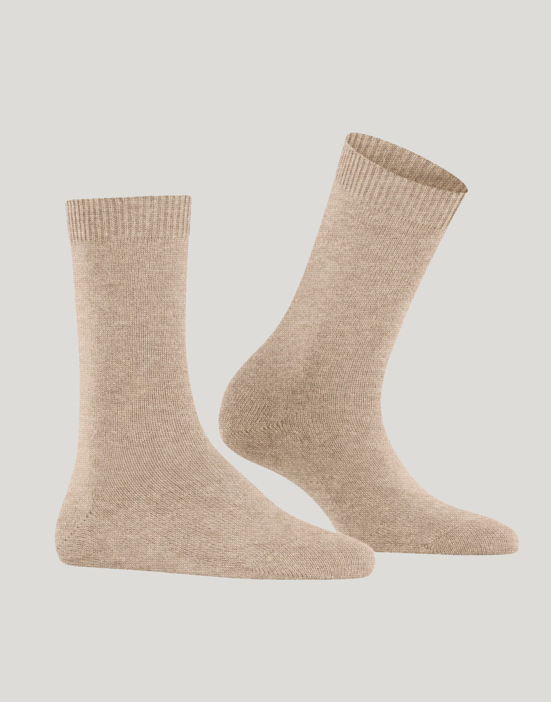 falke cosy wool sokk beige 47050-4091-3 Falke cosy wool ullsokk beige