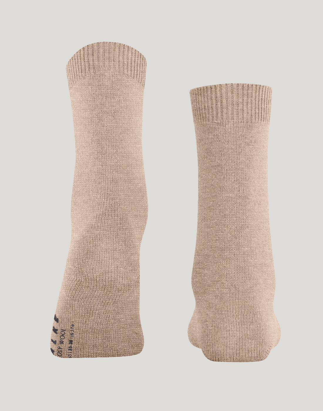 falke cosy wool sokk beige 47050-4091 Falke cosy wool ullsokk beige