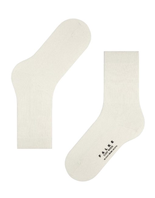 falke cosy wool ullsokk offwhite