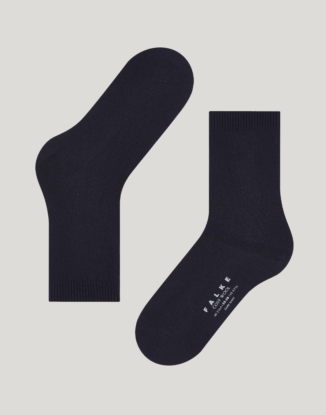 falke cosy wool ullsokk navy blå2 falke cosy wool ullsokk dark navy blå