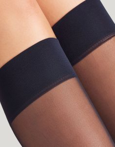 falke matt deluxe knestrømpe mørkeblå