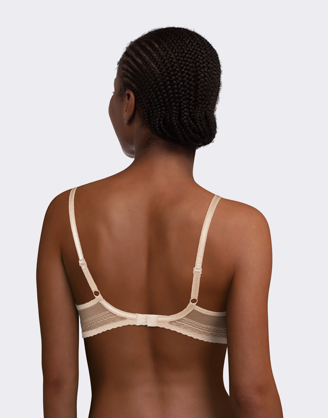 Chantelle festivite plunge t-skjorte bh golden beige