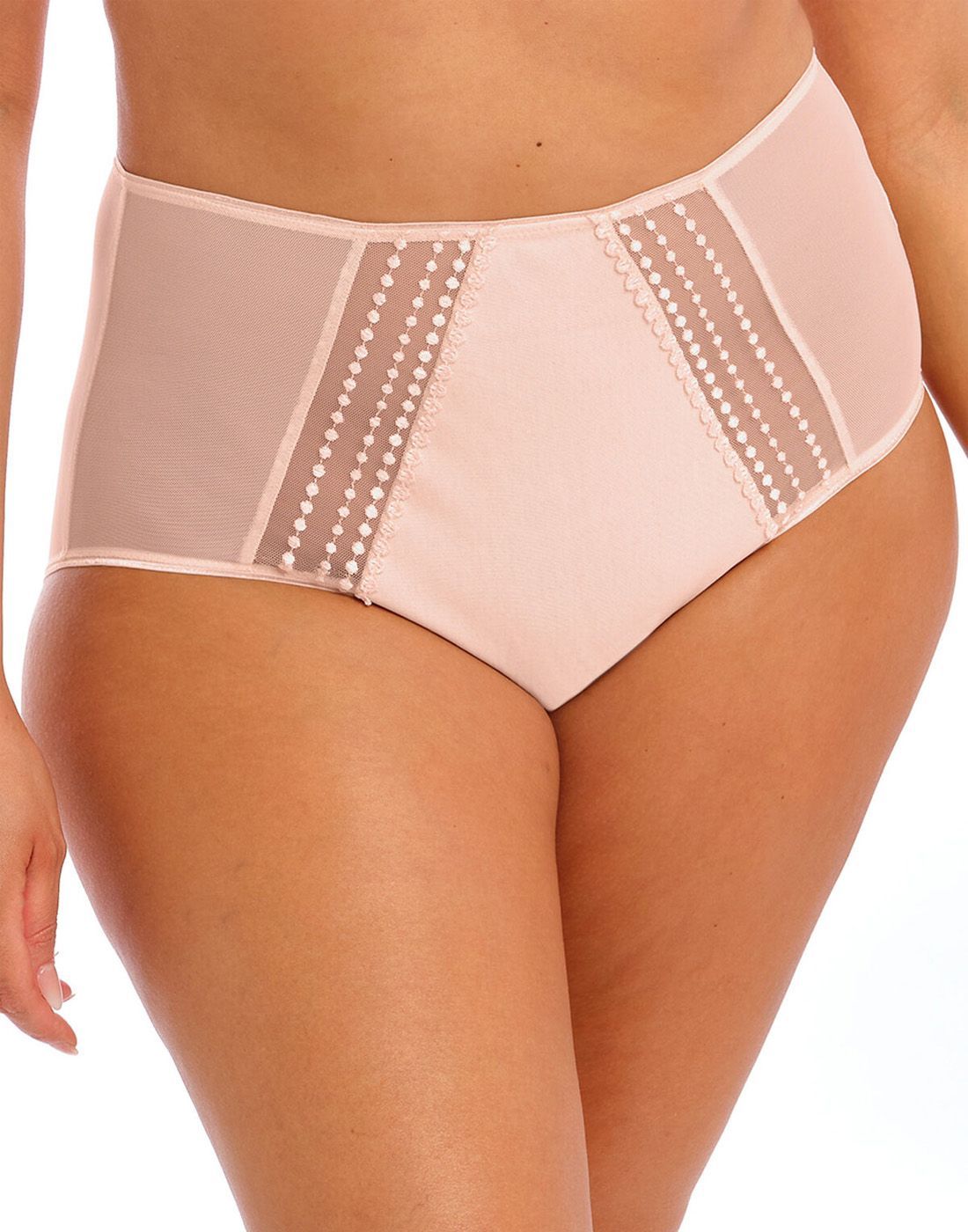 Matilda truse i pearl blush på underkropp
