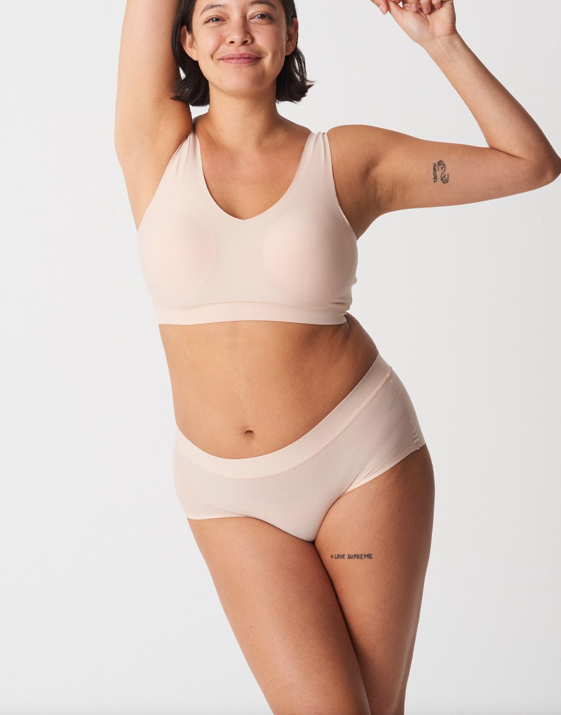 Soft Stretch Bokser Nude1