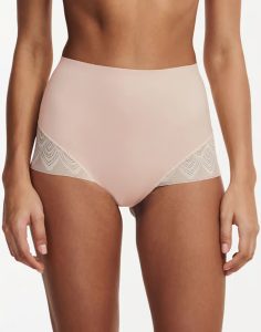 chantelle lace shapewear truse nude1 chantelle shapewear hold in truse