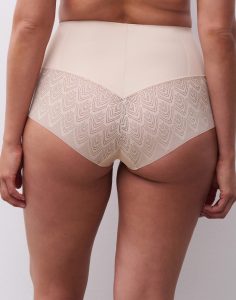 chantelle lace shapewear truse nude3 chantelle shapewear hold in truse