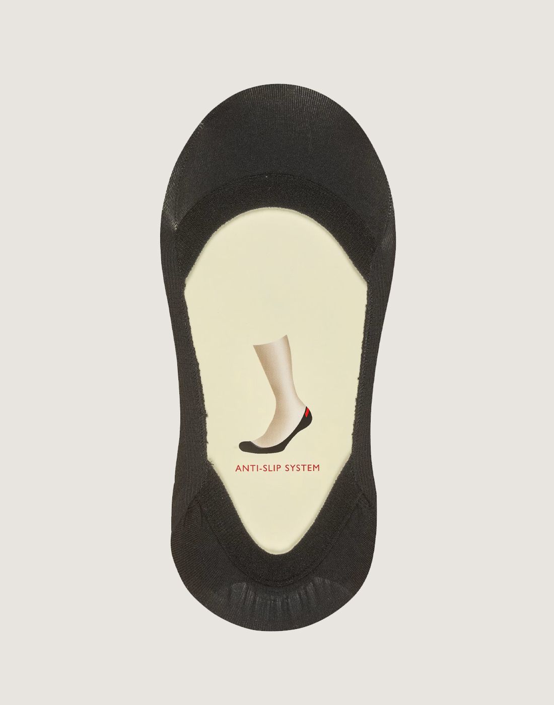 falke elegant step sokk svart black