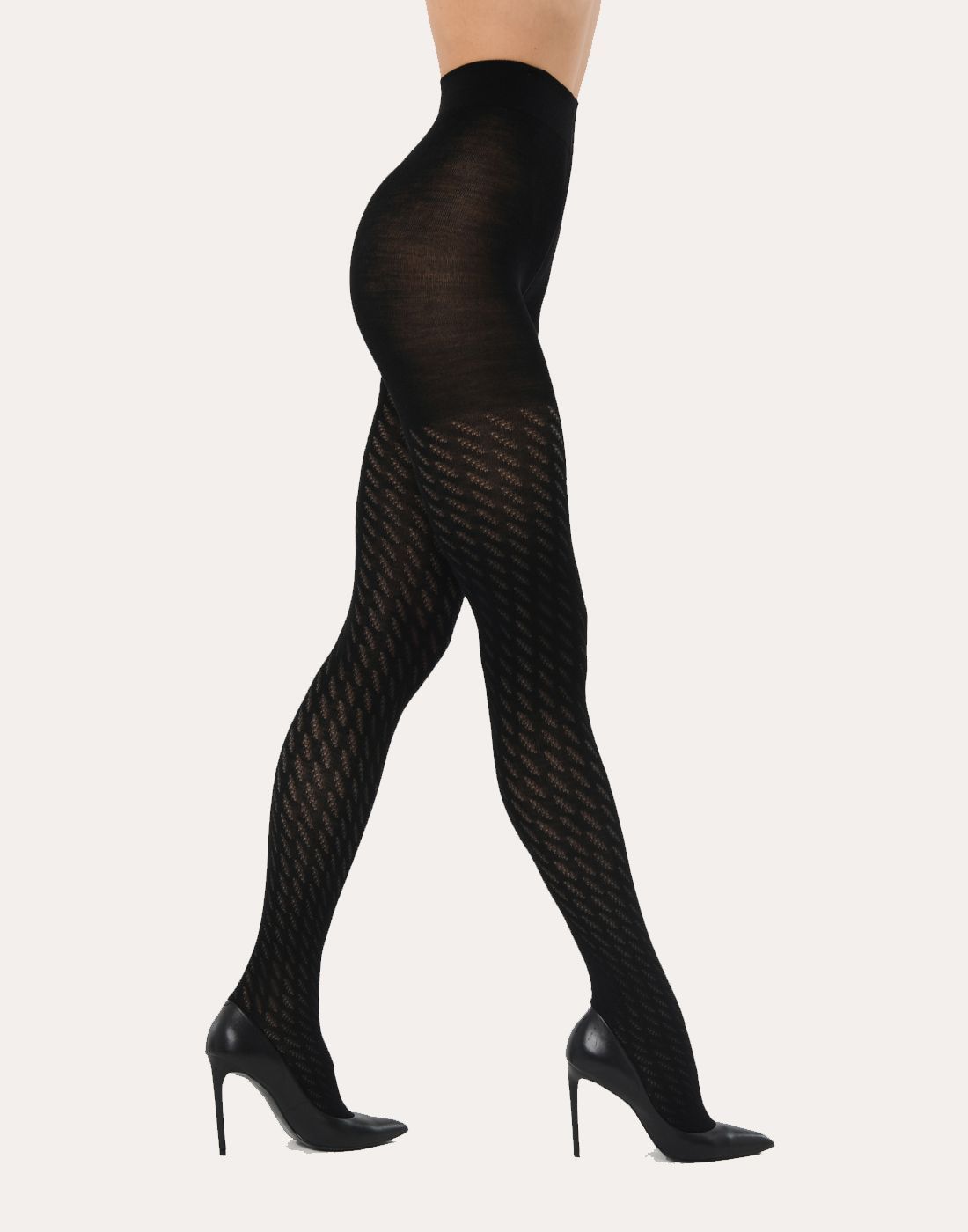 wolford merino jacquard strømpebukse ull black3 wolford merino jacquard ull strømpebukse black svart