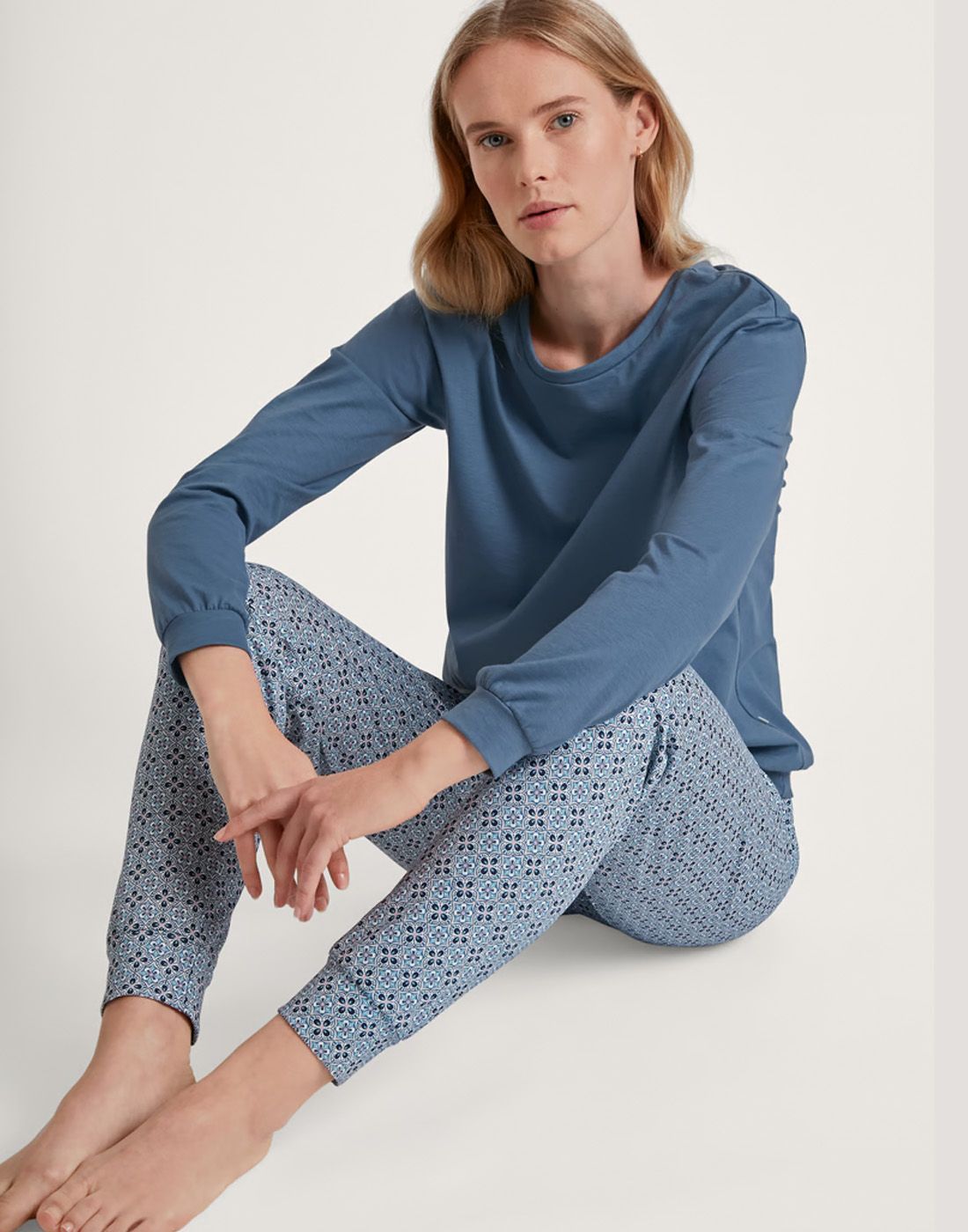 Calida Ornament dreams 41239 placid blue sit