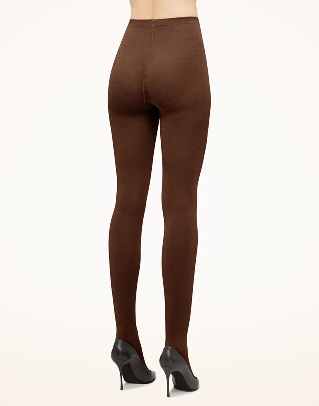 Wolford merino umber brun strømpebukse2 wolford merino ull strømpebukse umber brun