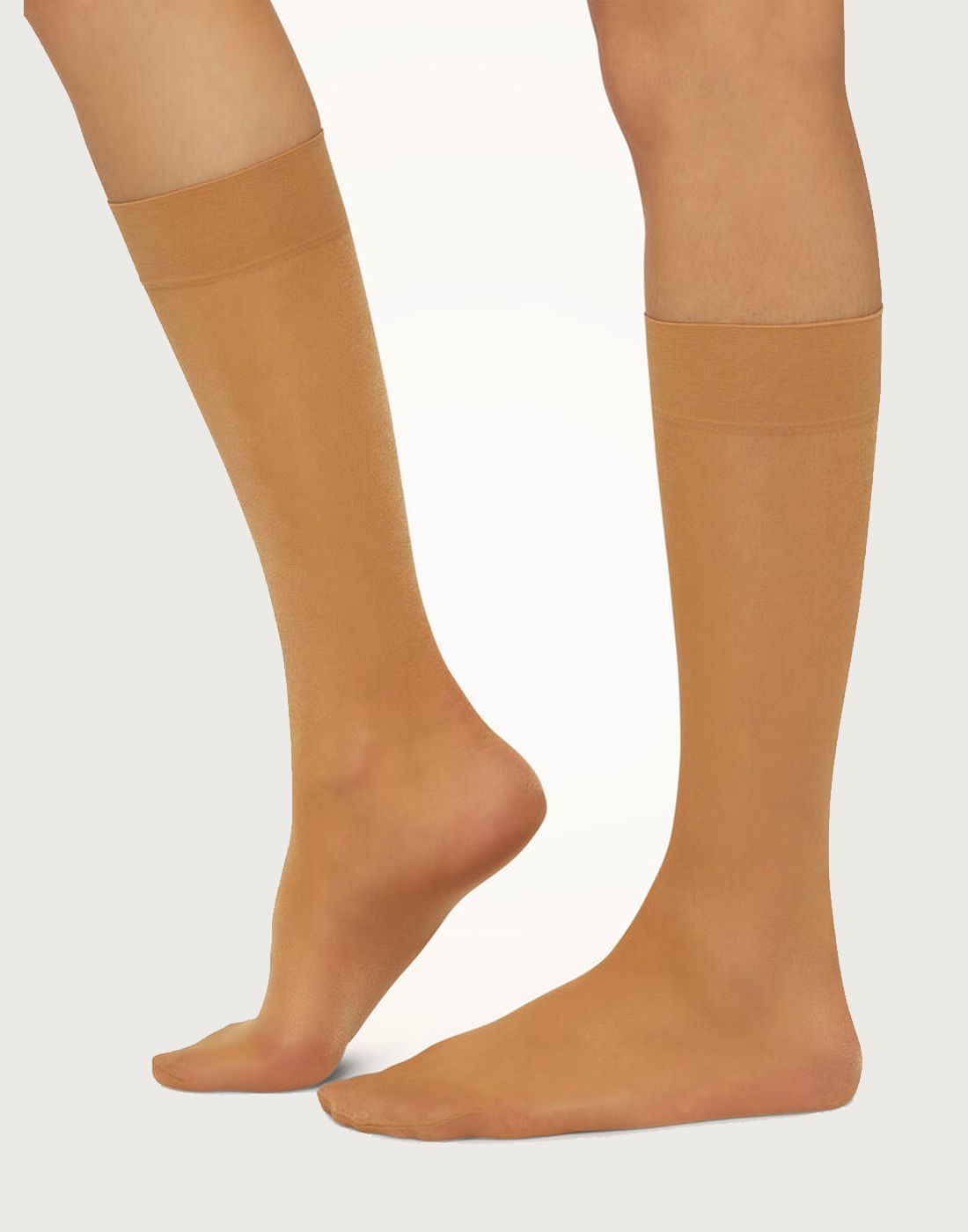 satin touch 20 knestrømper beige gobi knestrømper i beige