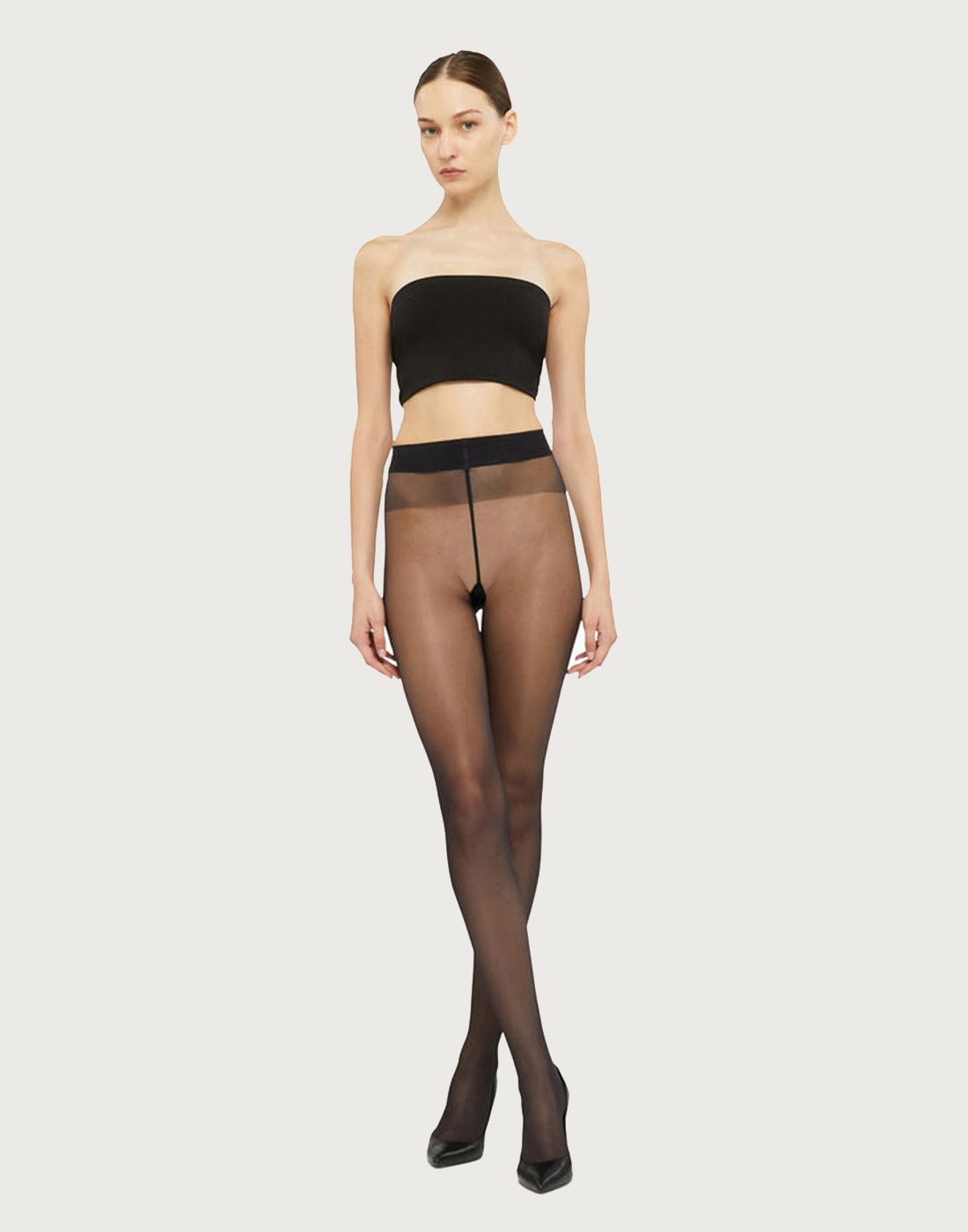 satin touch strømpebukse admiral blå1