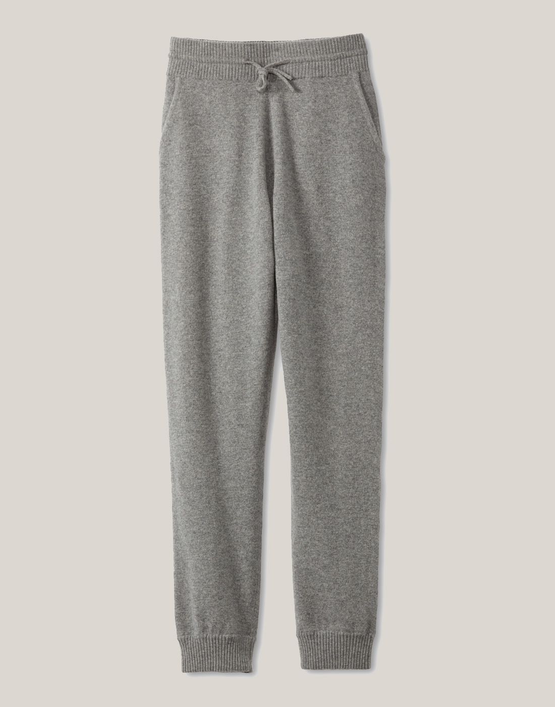 ullbukse i grå cosy collection1