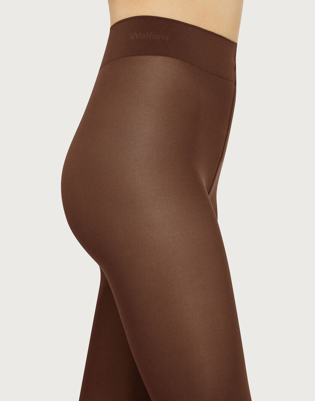 velvet de luxe 66 strømpebukse umber brun2