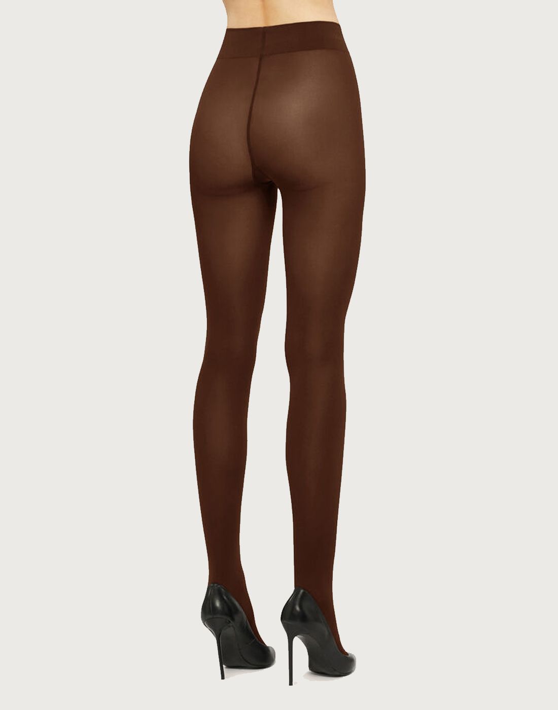 velvet de luxe 66 strømpebukse umber brun3