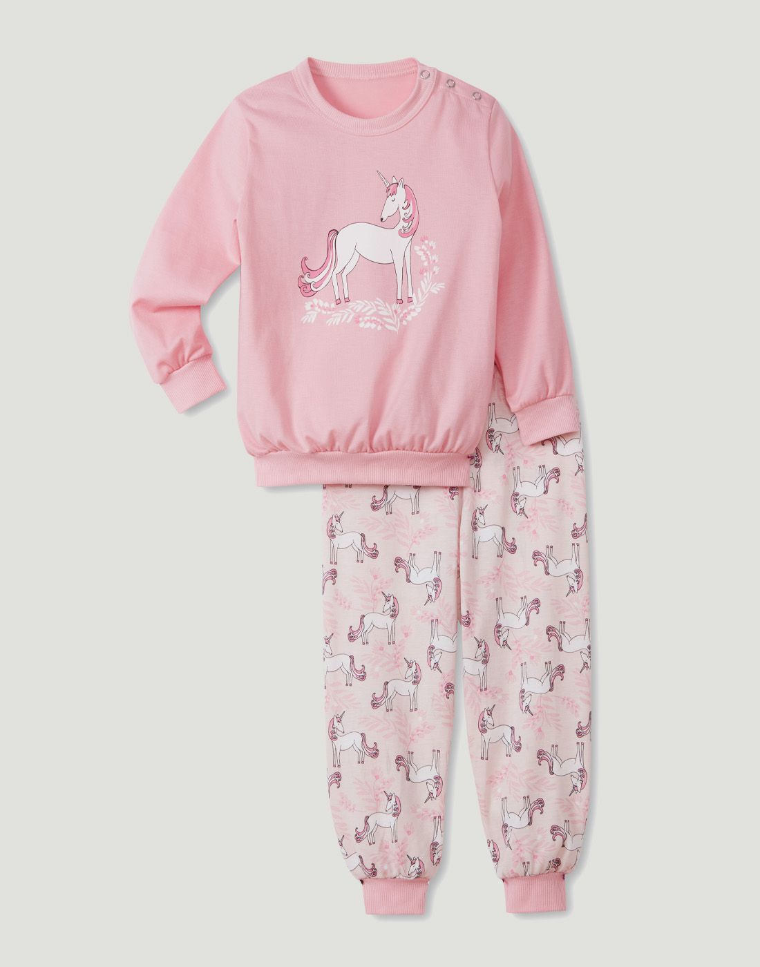 51774-211 Rosa pysj til barn med enhjørning