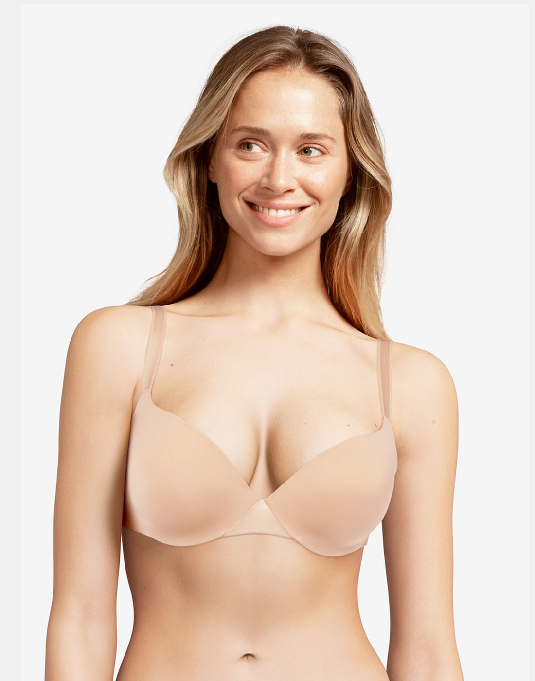 Chantelle pushup bh golden beige
