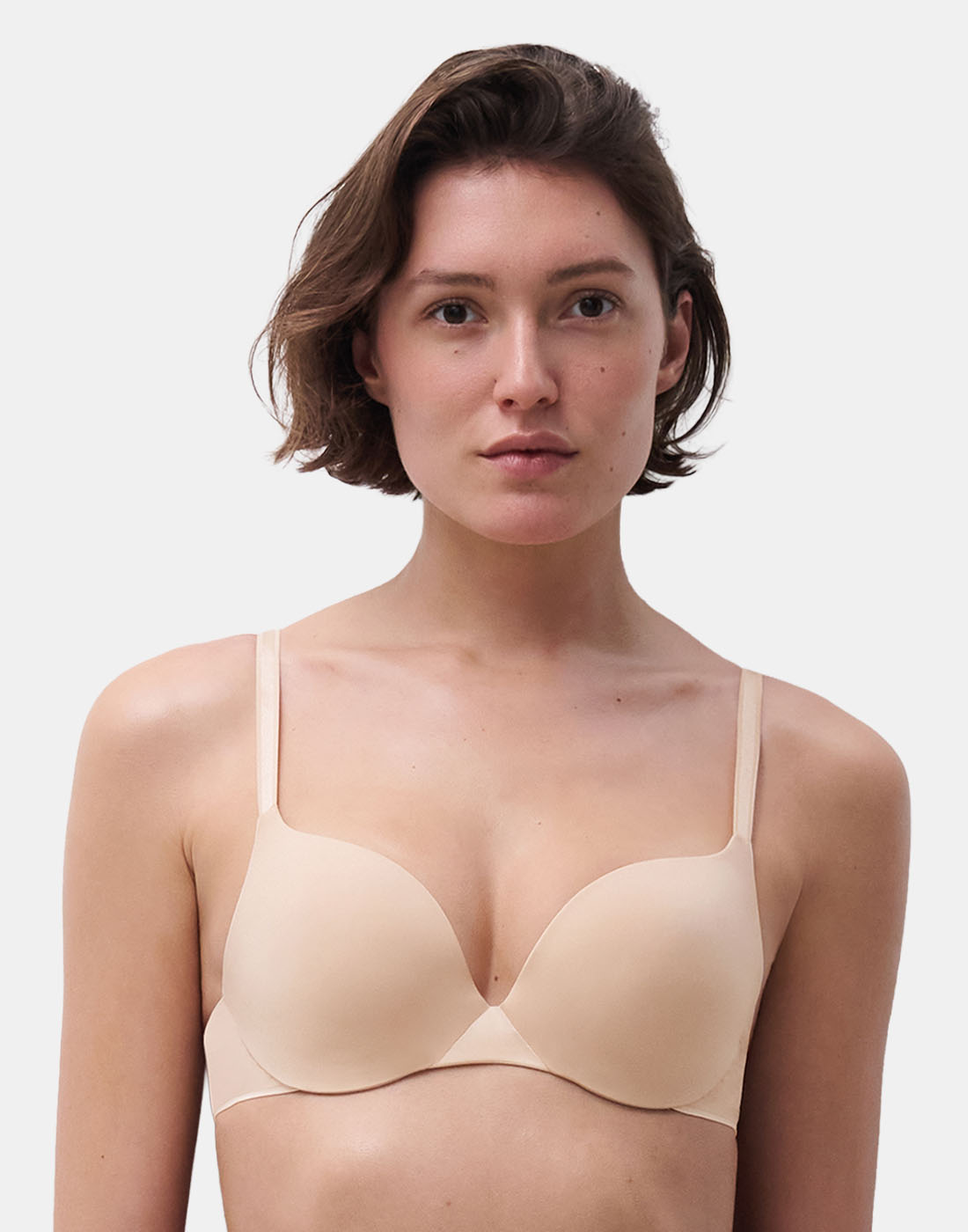 Chantelle pushup bh golden beige