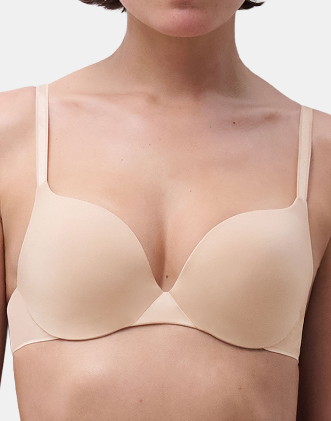 Chantelle pushup bh golden beige