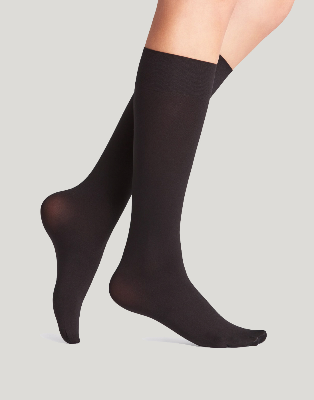 falke seidenglatt knestrmpe 40 denier svart