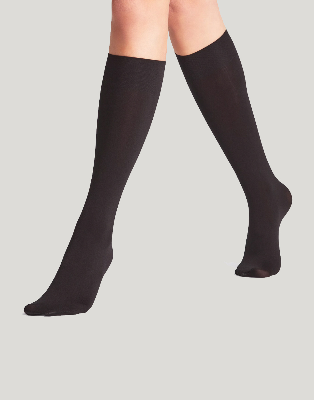 falke seidenglatt knestrmpe 40 denier svart