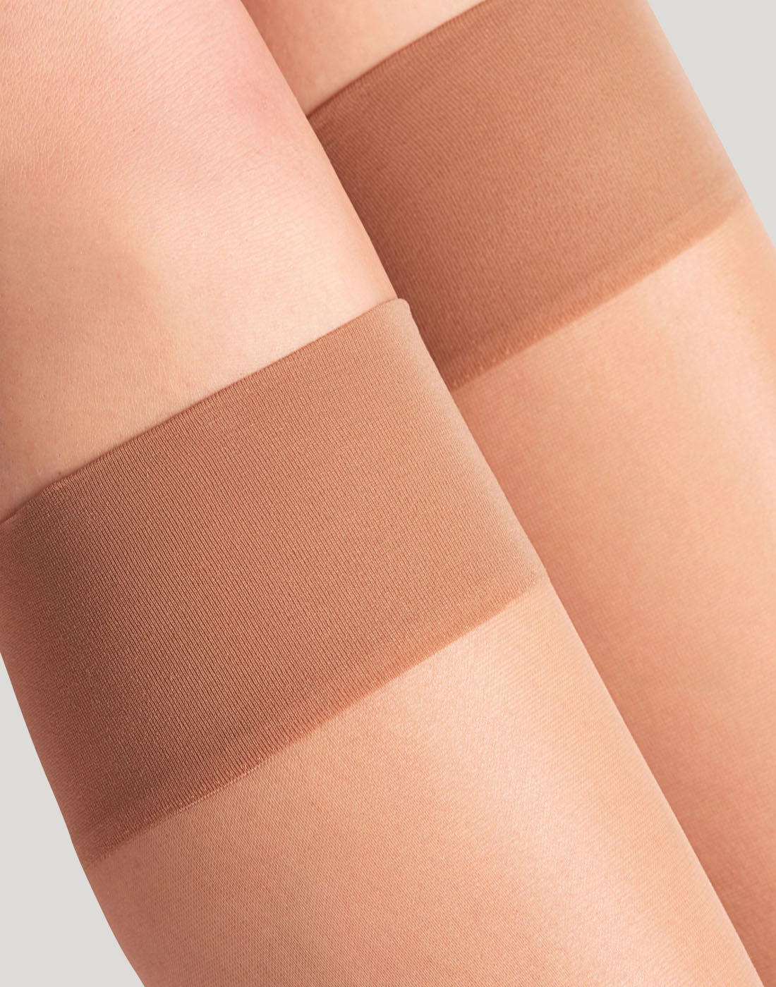 falke seidenglatt knestrømpe 15 denier powder beige