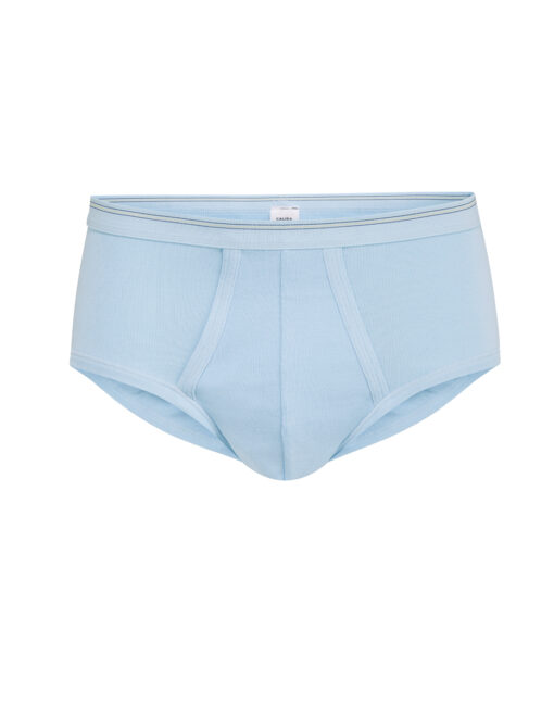 calida twisted cotton lyseblå med gylf