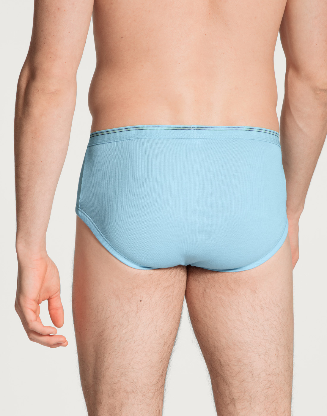 calida twisted cotton lyseblå med gylf