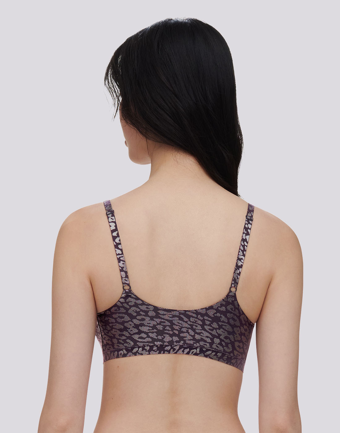 Chantelle soft stretch bralette shimmer print