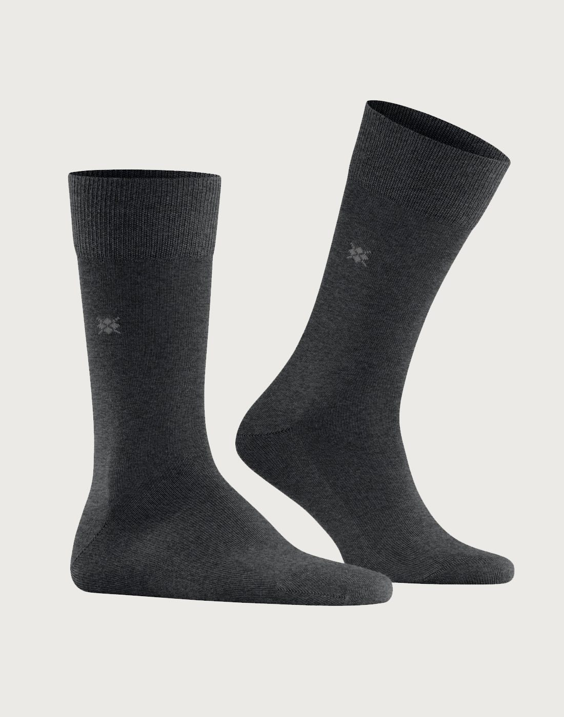 Leeds sokk marine asphalt melange grå3 ullsokk herre asphalt malange grå burlington leeds