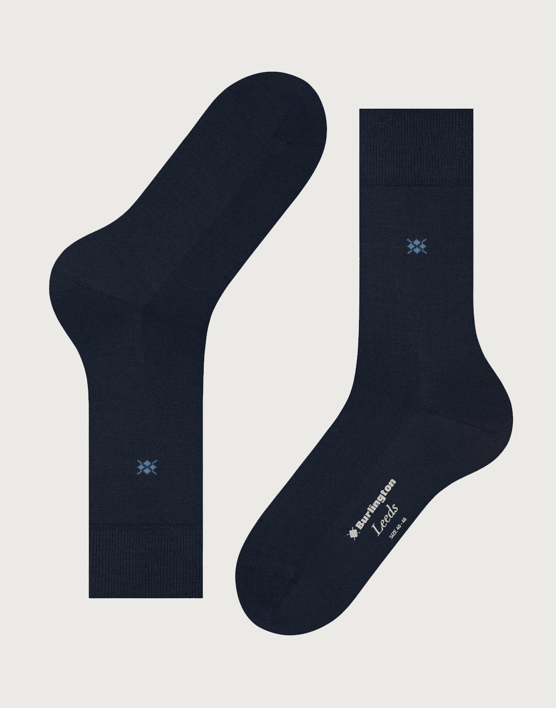 ullsokk marine blå herre burlington