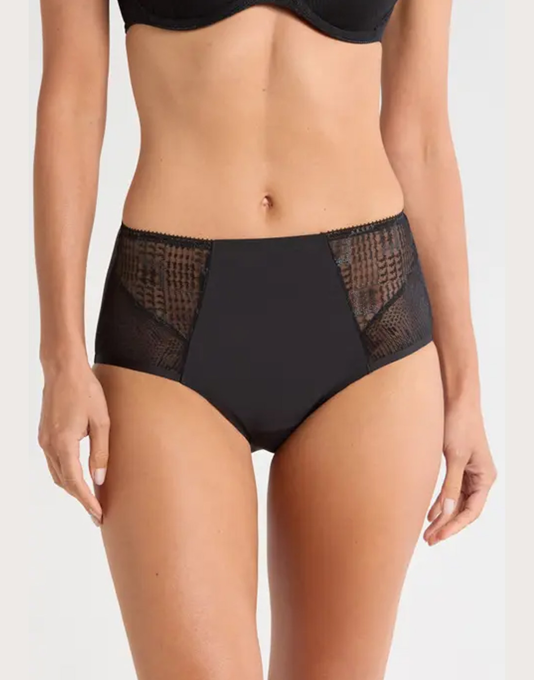 chantelle intrigue hold in truse svart