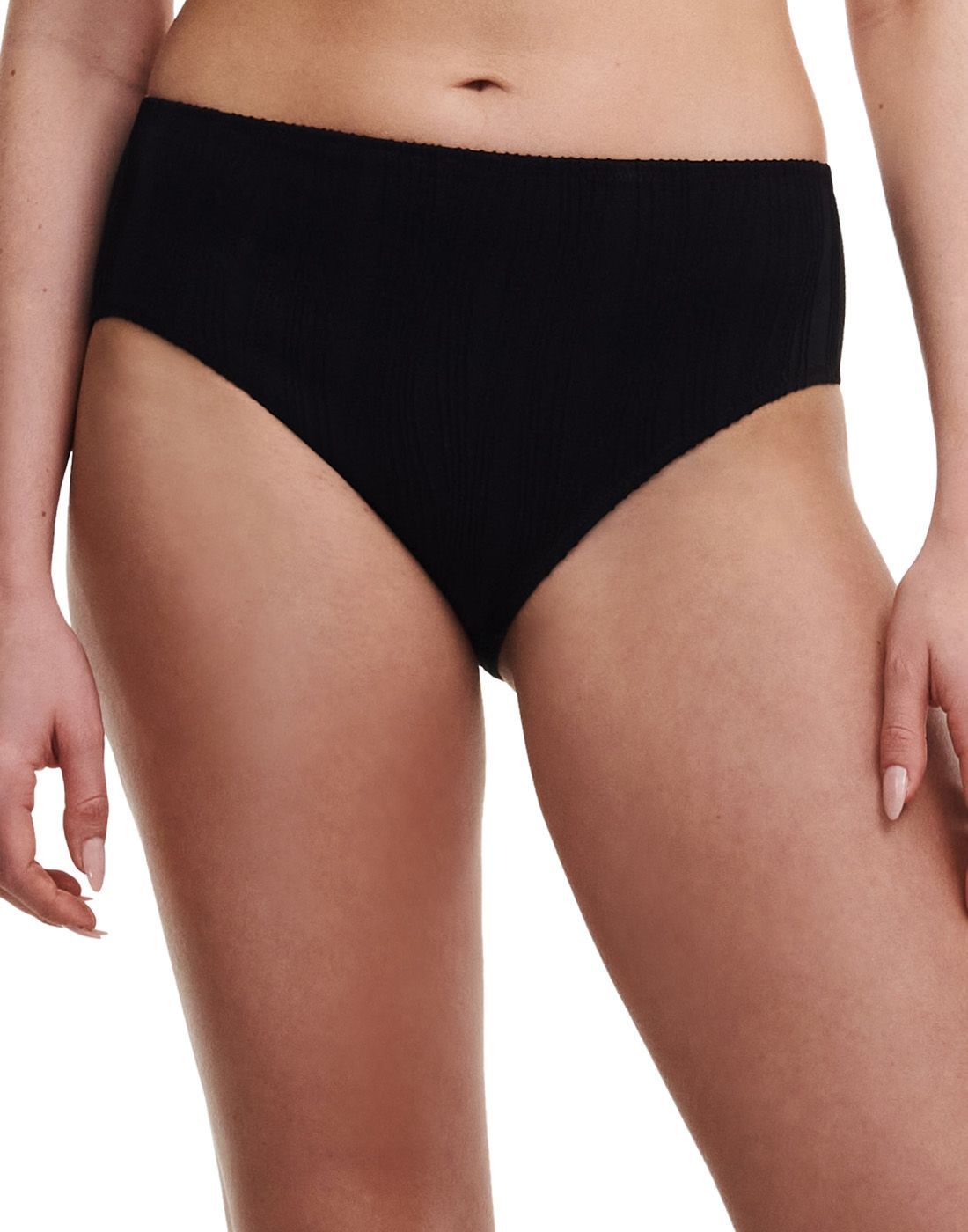 chantelle pulp high waist bikinitruse svart chantelle pulp høy bikinitruse svart