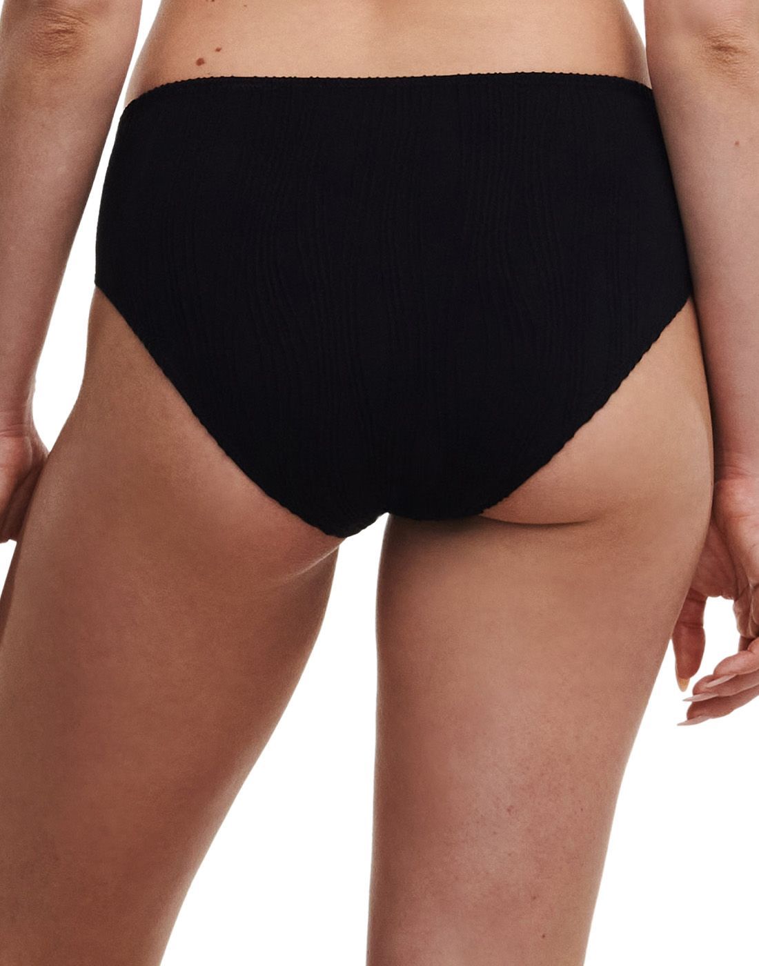 chantelle pulp high waist bikinitruse svart2 chantelle pulp høy bikinitruse svart