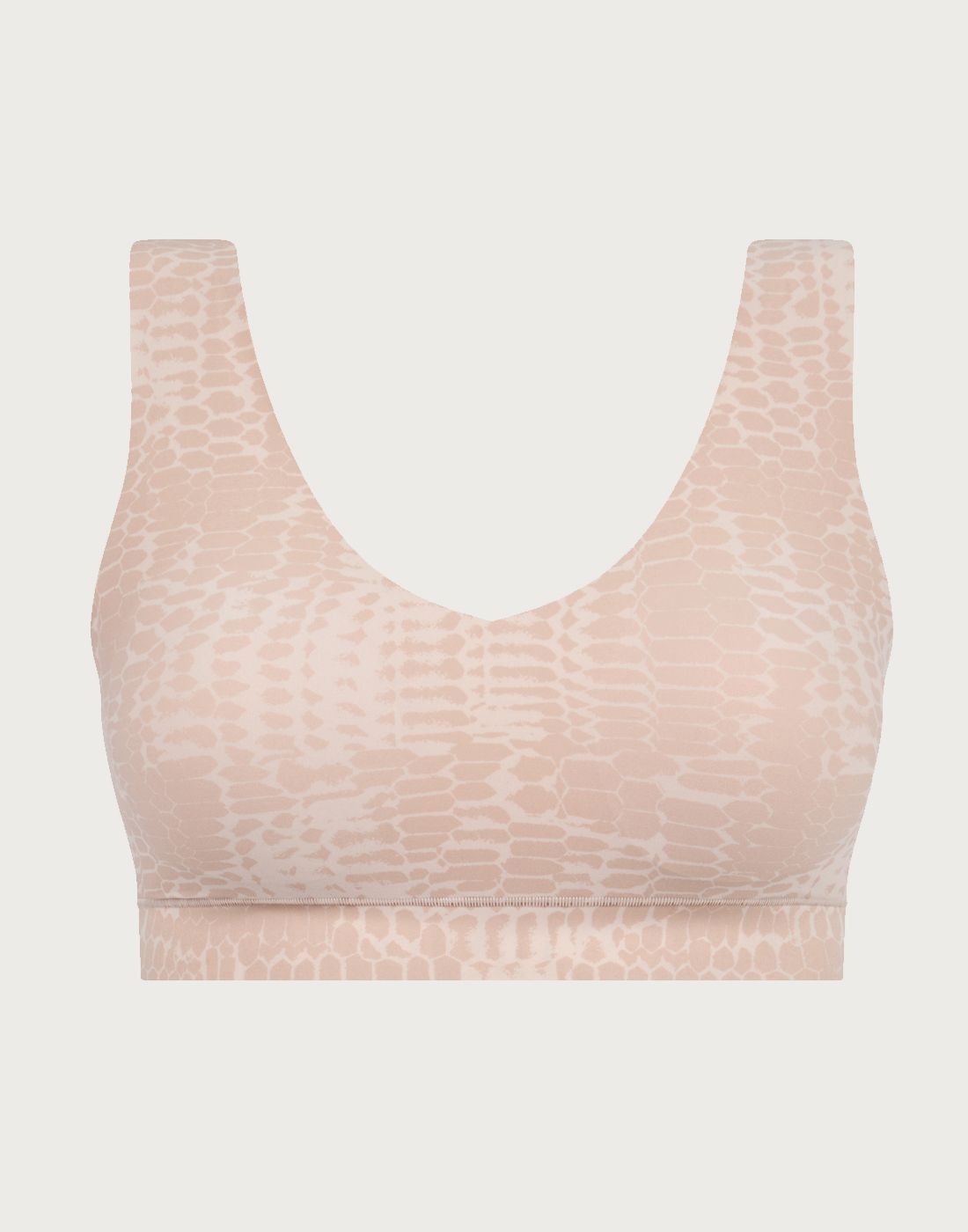 chantelle softstretch padded top snake print