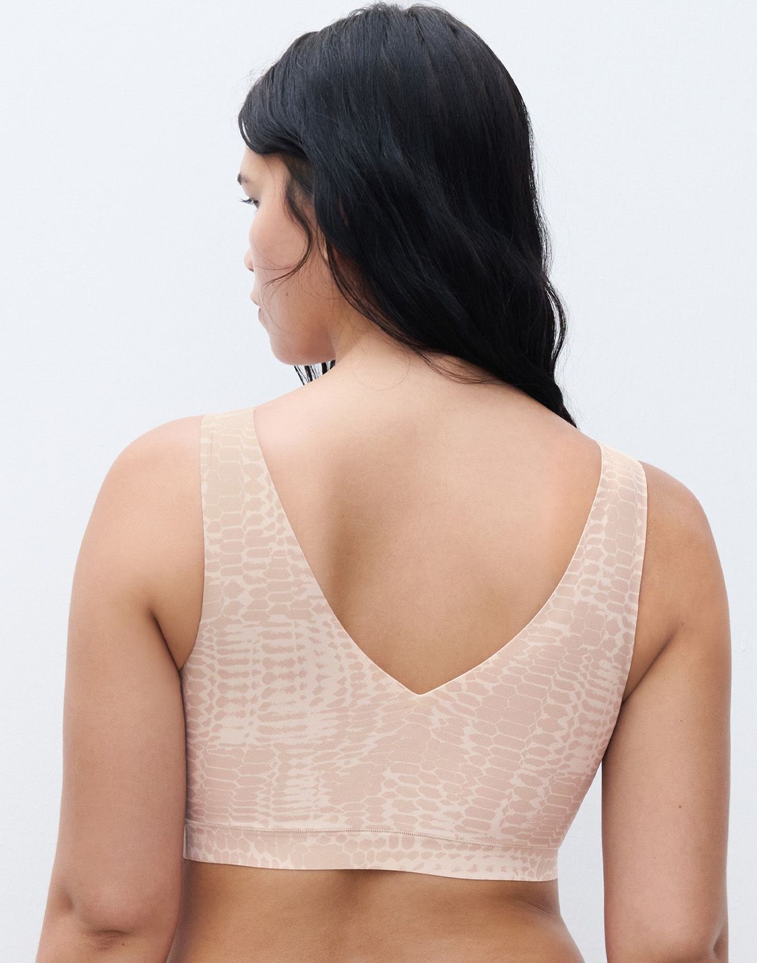 chantelle softstretch padded top snake print