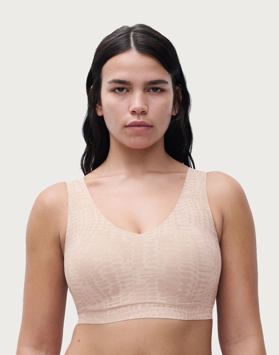 chantelle softstretch padded top snake print