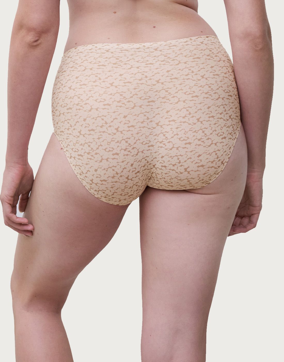 chantelle softstretch high waist truse norah nude print1 chantelle softstretch høy truse nude mønster