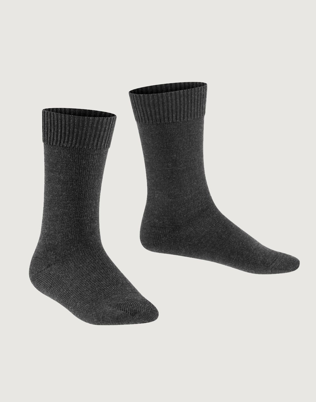 falke comfort wool ullsokk mørk grå