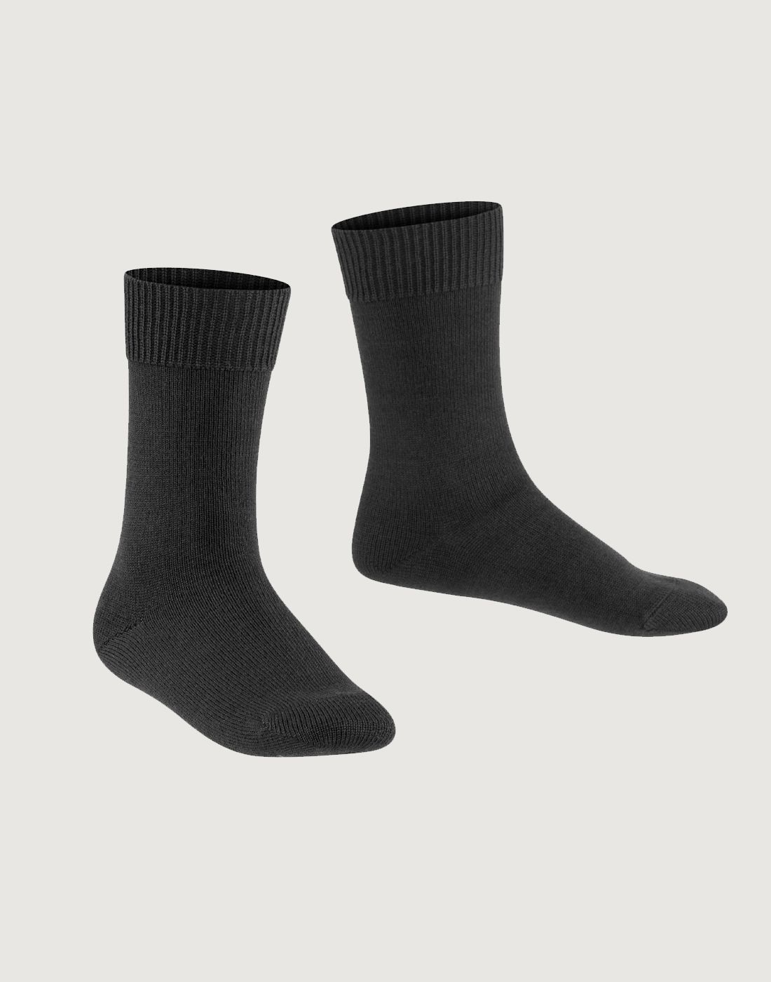 falke comfort wool sokk black svart ull
