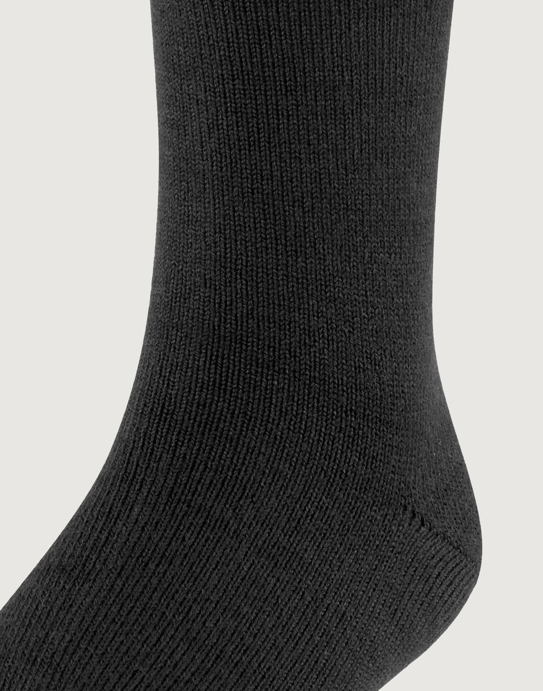 falke comfort wool sokk black svart ull
