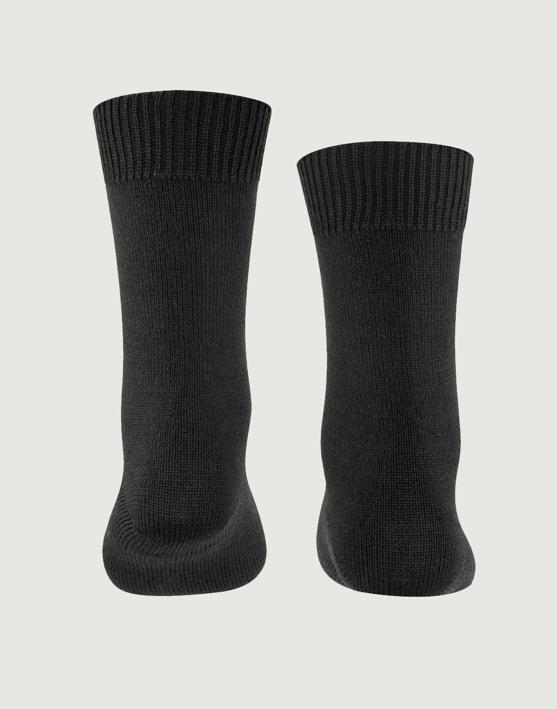 falke comfort wool sokk black svart ull