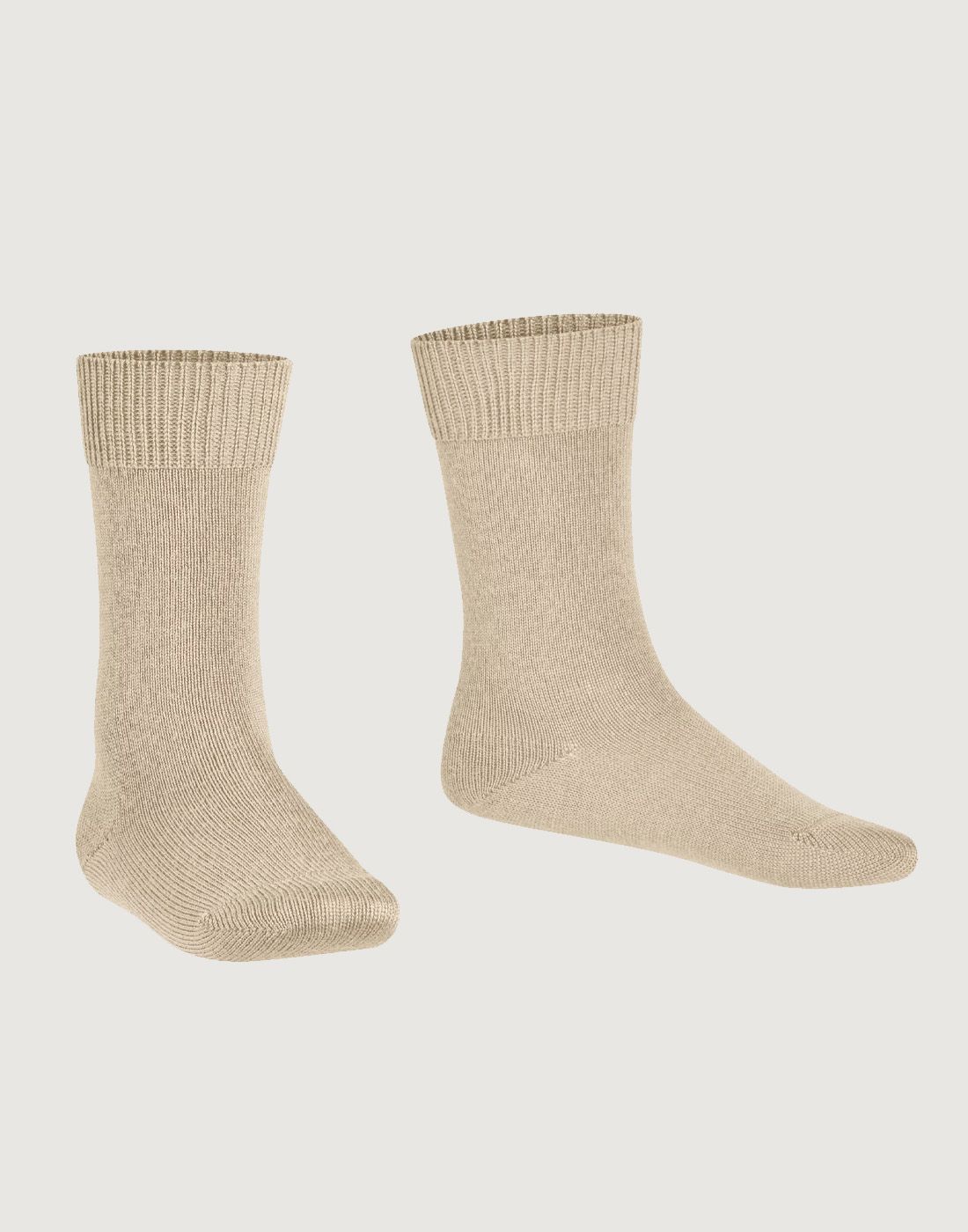 falke comfort wool ullsokk cream beige