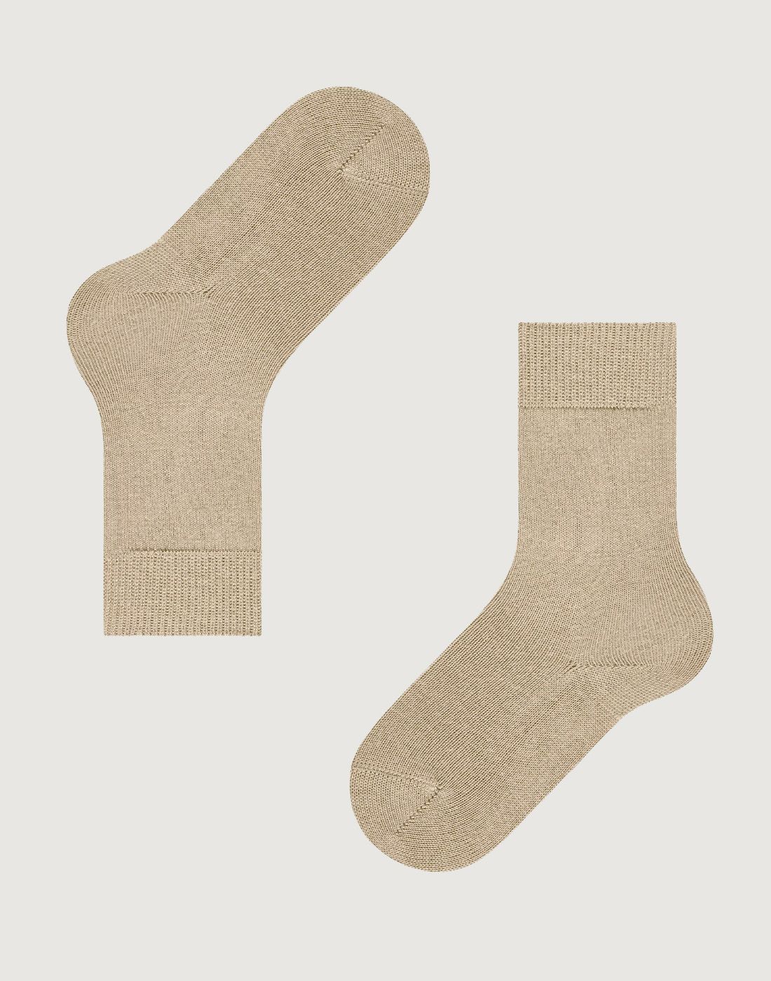 falke comfort wool ullsokk cream beige